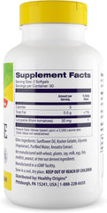 Healthy Origins Lycopene softgels being dispensed for easy daily antioxidant intake.