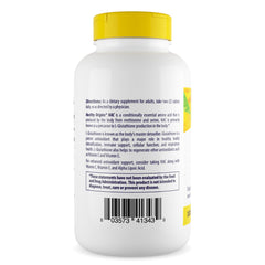 Healthy Origins NAC tablets close-up highlights smooth, coated pills for easy daily dosing.