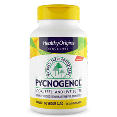 Healthy Origins Pycnogenol 100 mg bottle front may support cardiovascular wellness