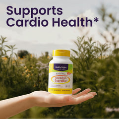 Healthy Origins bottle with gluten-free badge signals gluten-free formulation
