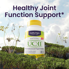 Healthy Origins UC-II 40 mg capsules in hand for daily use