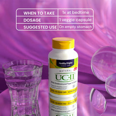Healthy Origins UC-II 40 mg packaging, USA-made quality
