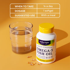 Healthy Origins wild Alaska pollock oil bottle on shelf displayed