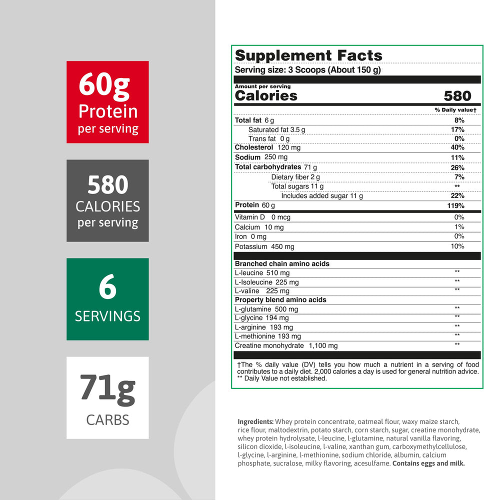 Barbarus protein powder scoop ready to blend into shakes