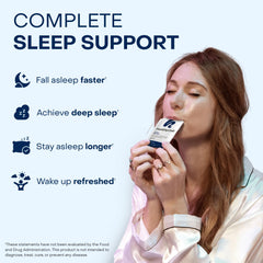 Healthycell REM Sleep bottle offers convenient nightly dosing