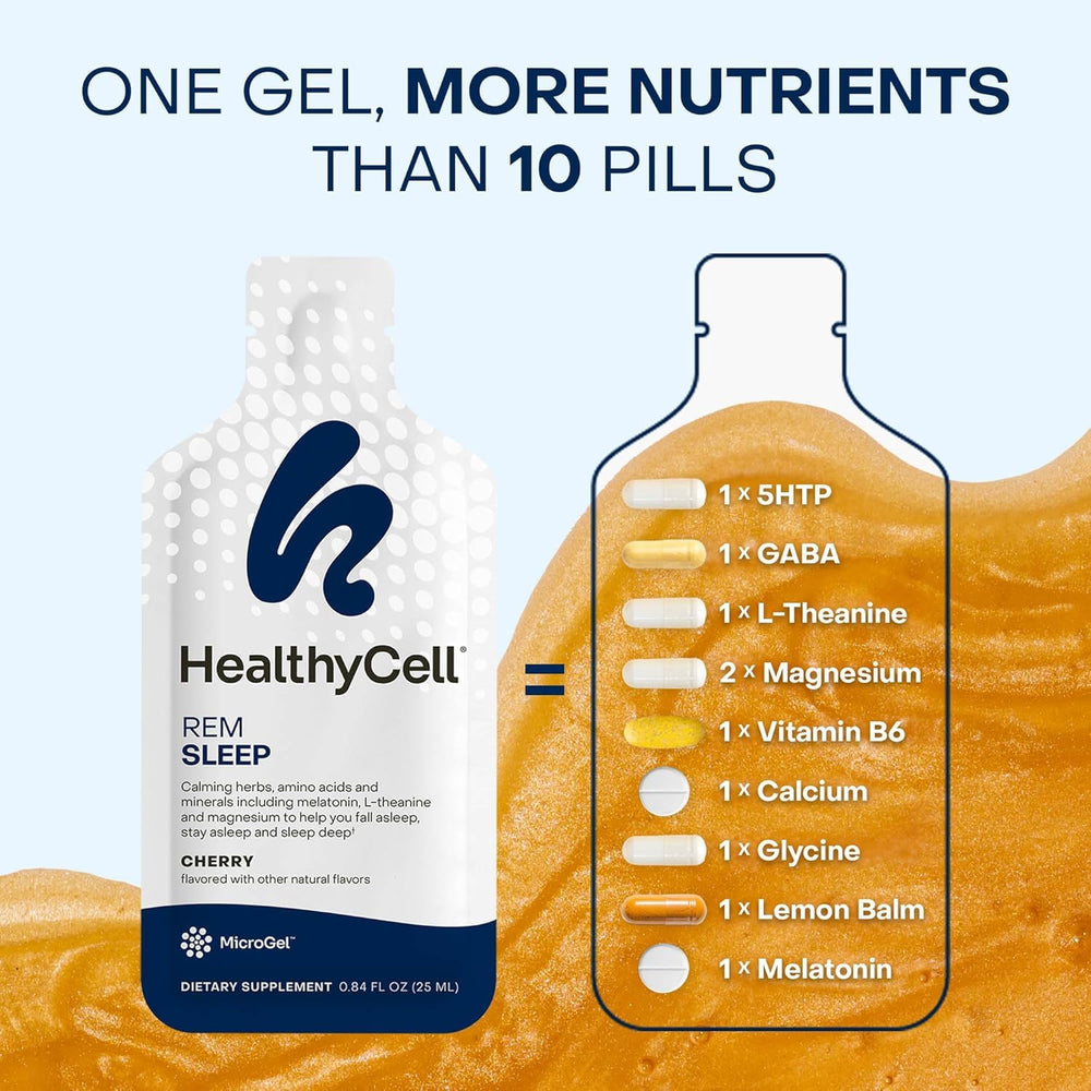 Healthycell REM Sleep microgel delivers high absorption for sleep support