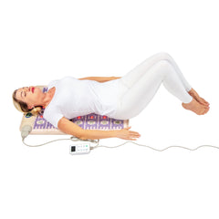 HealthyLine TAJ sauna foil blanket included for additional warmth with the pad.