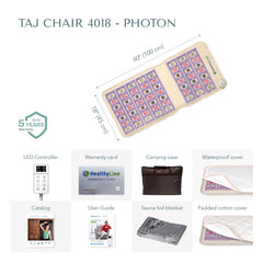 HealthyLine TAJ mat size 40x18 covers lower back and hips