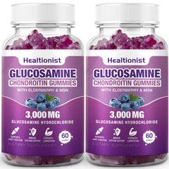 Healtionist 2 pack bottle front for joint support and easy daily use