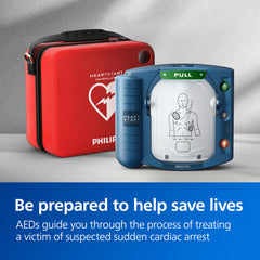 Smart Pads cartridge installed on HeartStart OnSite for real-time feedback