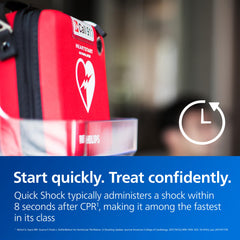 HeartStart optional training pads cartridge turns the device into a hands-on trainer.