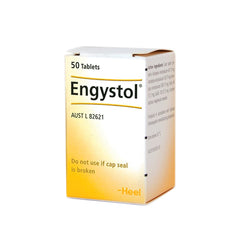 Heel Engystol 50 tablets white bottle supports the immune system