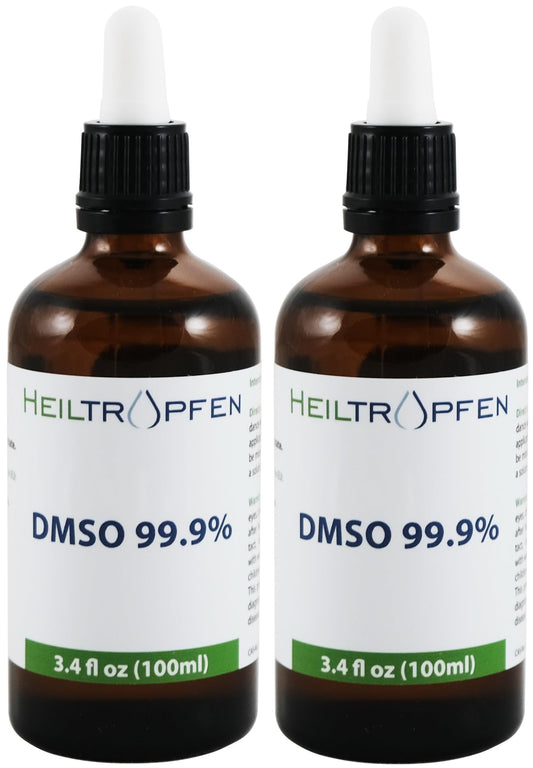 Heiltropfen DMSO bottle with dropper for precise application