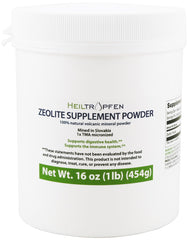 Heiltropfen Zeolite Powder packaging highlighting eco-friendly, recyclable materials for responsible buyers.