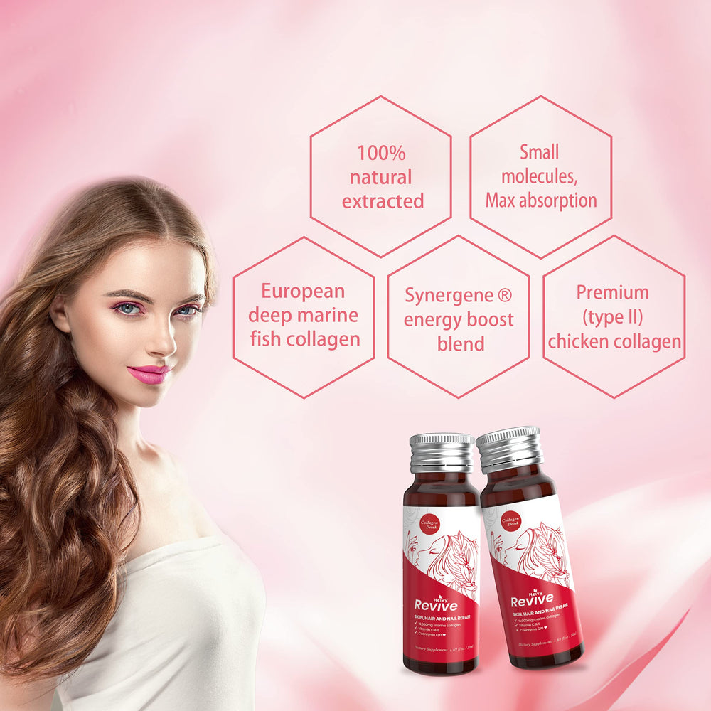 Heivy Hydrolyzed collagen peptides image highlights faster uptake in the body.