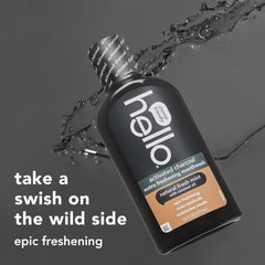 Hello vegan mouthwash with no artificial flavors or dyes for clean, cruelty-free care.