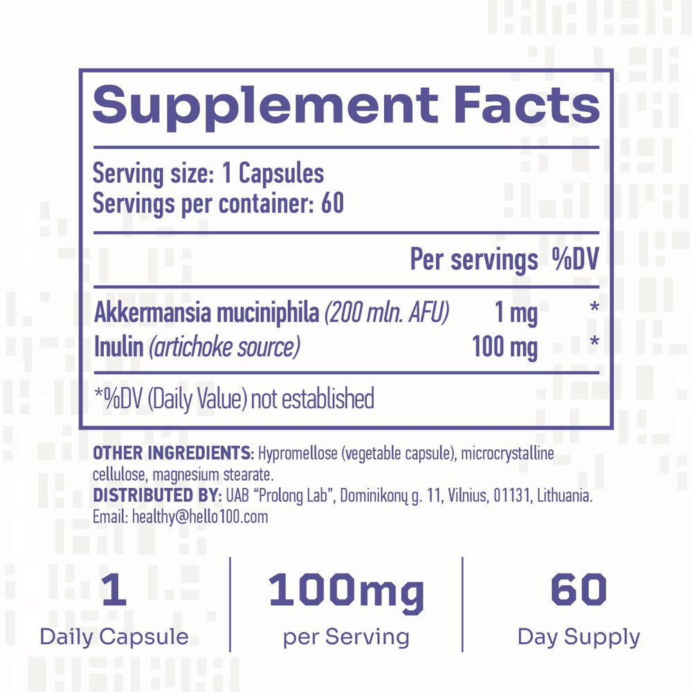 Hello100 appetite signals visual with artichoke inulin for improved digestive balance.