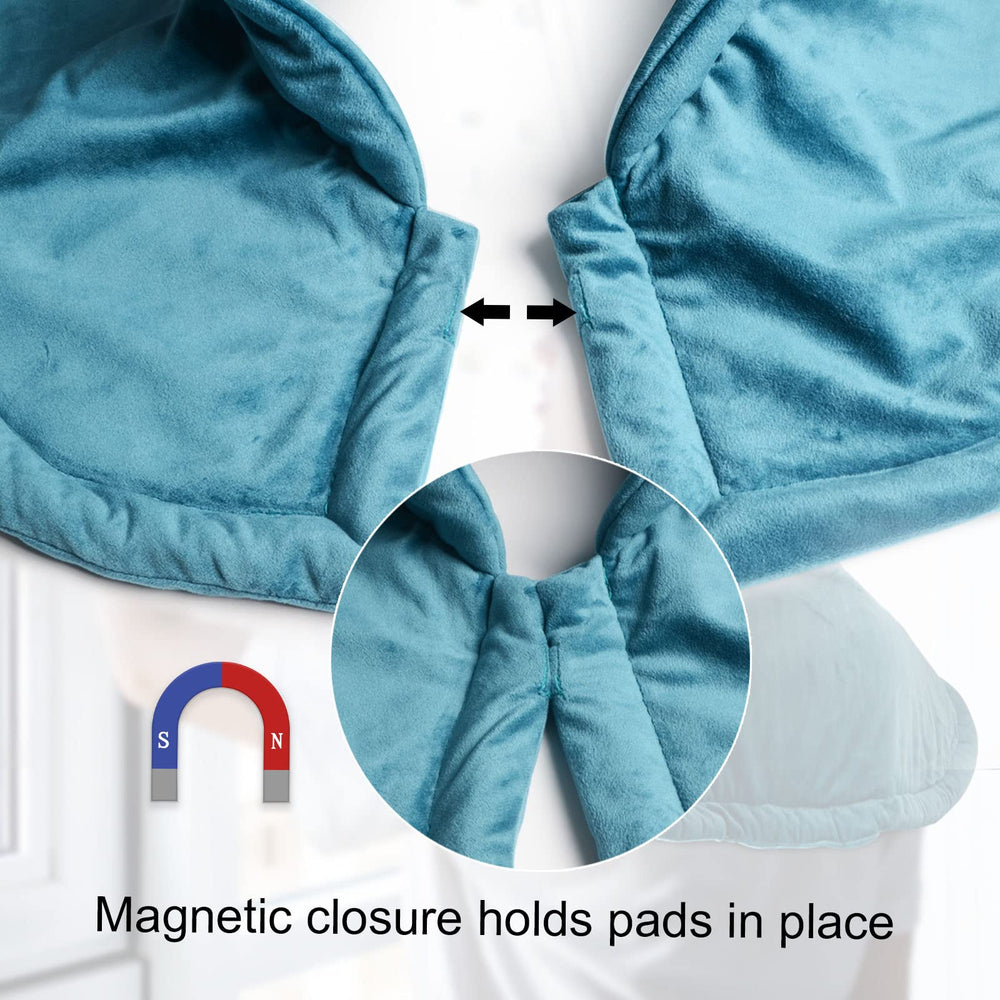 HelloMOTO magnetic clip shoulder fit helps keep the pad in place