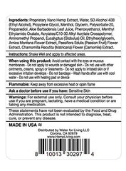 HEMP LIVING Freeze Roll-On USA-made hypoallergenic, non-GMO and pesticide-free