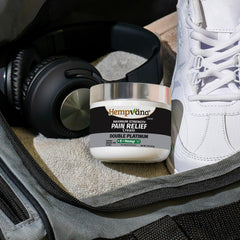 Hempvana Double Platinum with 8x hemp seed oil highlighted in product copy