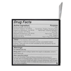 Application hand demonstrates easy rub in for quick relief