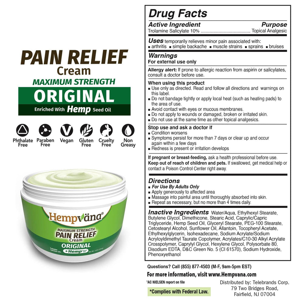 Hempvana Relief Cream non-greasy hydration leaves skin moisturized after use.