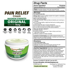 Hempvana Relief Cream non-greasy hydration leaves skin moisturized after use.