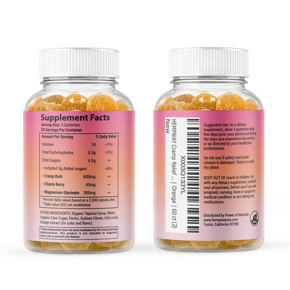 HEMPWAY vegan-friendly gummies labeled plant-based for conscious choices.