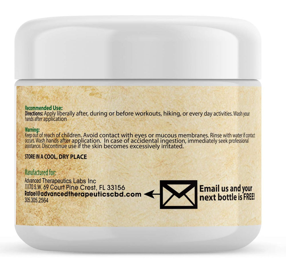 USA-made, Colorado hemp-based formula primed for reliable use on joints and muscles.