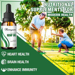 Hemyum hemp oil drops concentrated nutrients support skin vitality and overall nourishment