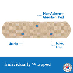 Henry Schein sheer bandages provide a waterproof barrier while remaining breathable.