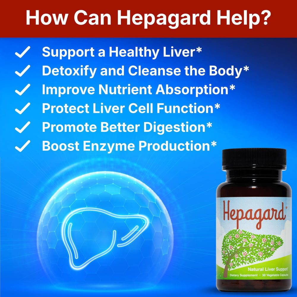 Hepagard capsules close-up for plant-based daily wellness.