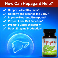 Hepagard capsules close-up for plant-based daily wellness.