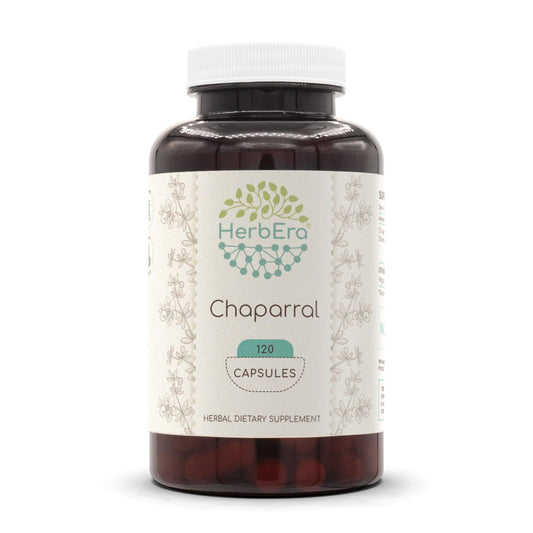HerbEra Chaparral capsules pack, premium quality for daily herbal support
