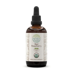 HerbEra Red Raspberry tincture bottle front view for daily wellness support