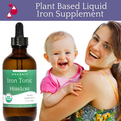 Nettle leaf in Herb Lore Iron Tonic highlights natural ingredients