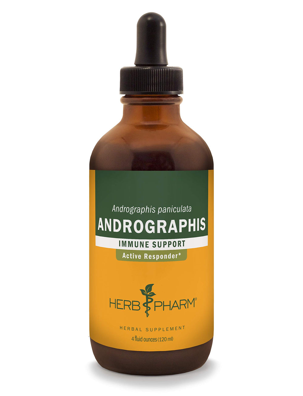 Herb Pharm Andrographis liquid extract bottle for daily immune support.