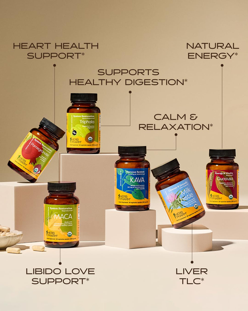 Label notes 120 mg punicalagins per capsule for strength