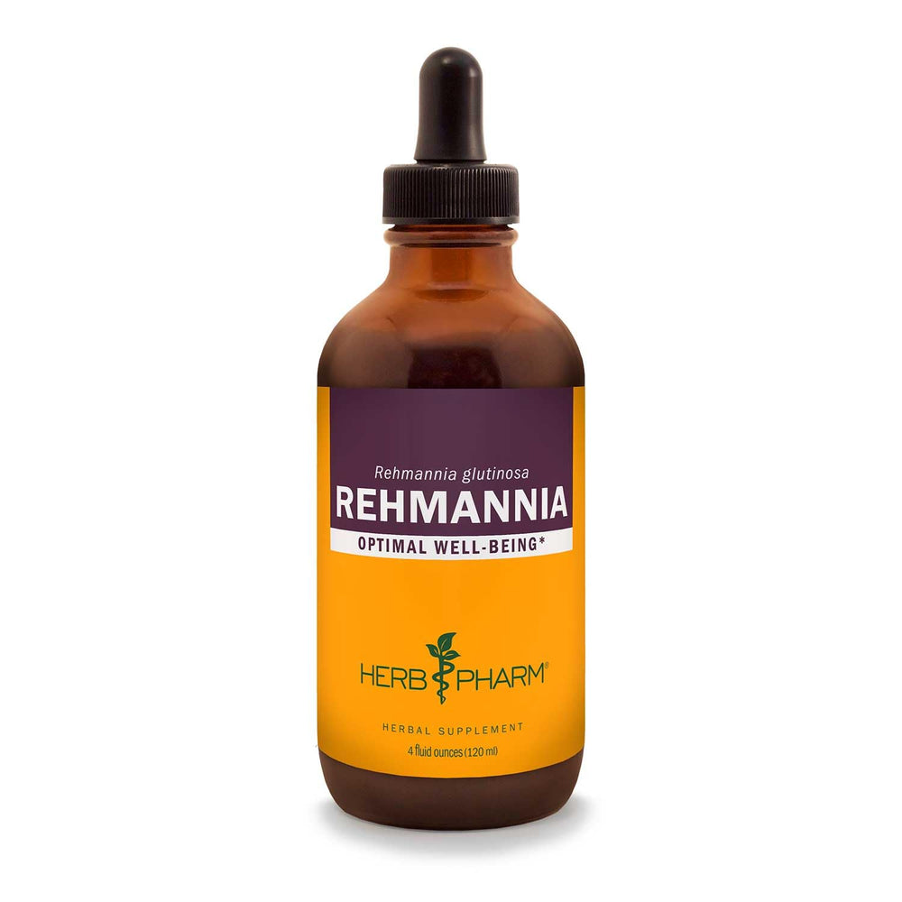 Herb Pharm Rehmannia liquid extract bottle for daily use with rapid absorption benefits