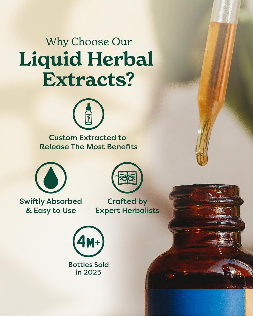 Herb Pharm St. John’s Wort Topical Oil pour ready for application.