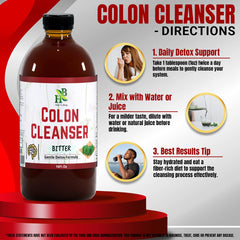 Herb To Body Colon Cleanser pour demonstrates easy daily use.