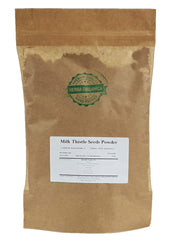 Herba Organica Milk Thistle Seeds Powder packaging in a resealable pouch preserves freshness.