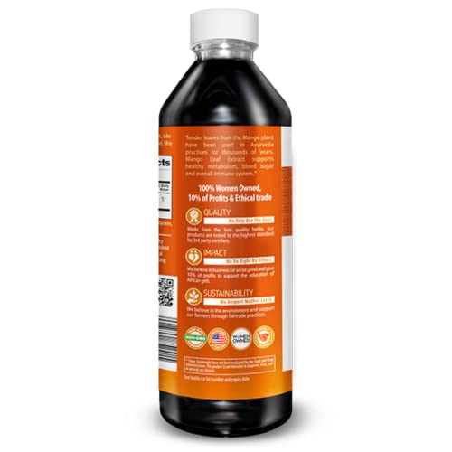 Herbal Goodness Mango Leaf Extract leaf closeup shows natural sourcing and potency