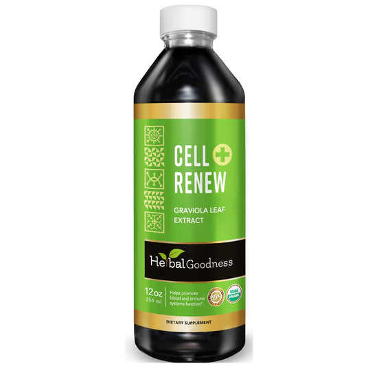 Herbal Goodness Soursop Extract bottle—convenient daily drops for easy use.