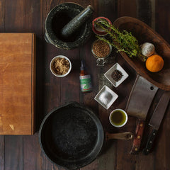 USA-made Herbal Papaya Moringa Drops on kitchen shelf, ready for everyday use.