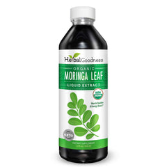 Herbal Papaya Moringa bottle showing organic liquid extract for daily wellness