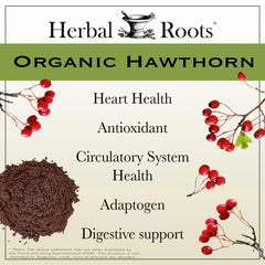 Herbal Roots Organic certification seal on packaging