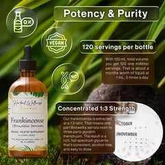 Herbal Wellness Hawaii frankincense liquid extract eco-packaging emphasis