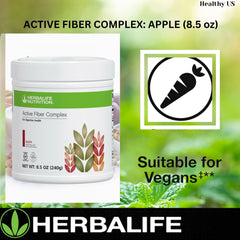 Herbalife Active Fiber Complex Apple Flavor in a kitchen setting