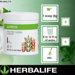 Herbalife Active Fiber Complex Apple Flavor measuring scoop included